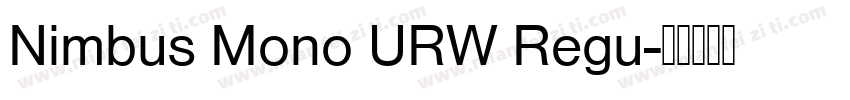 Nimbus Mono URW Regu字体转换